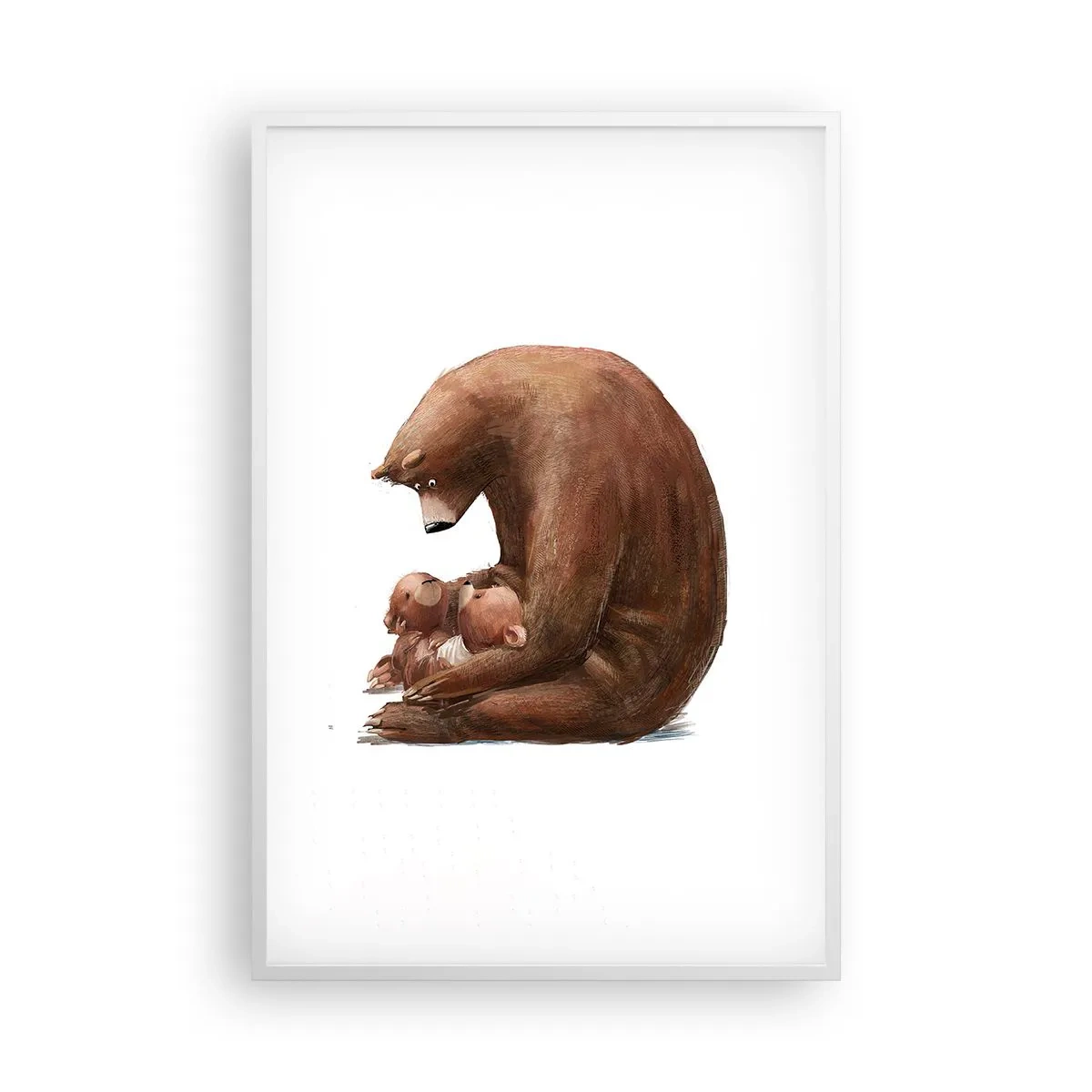 Poster in einem weißen Rahmen - Süße Träume, Kinder - 61x91 cm