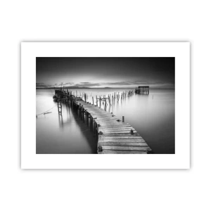 Poster - Der Frieden eines vergessenen Ufers - 40x30 cm