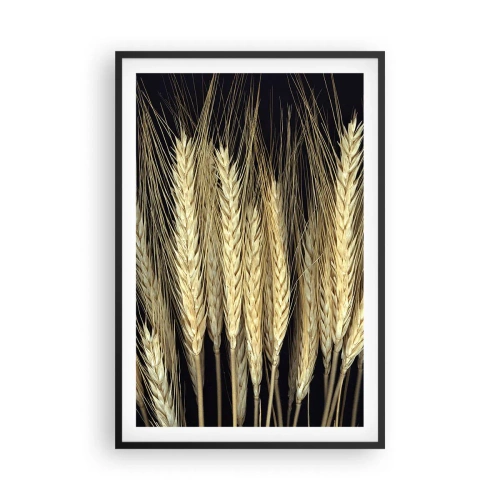 Poster in einem schwarzem Rahmen - Rustikale Magie - 61x91 cm