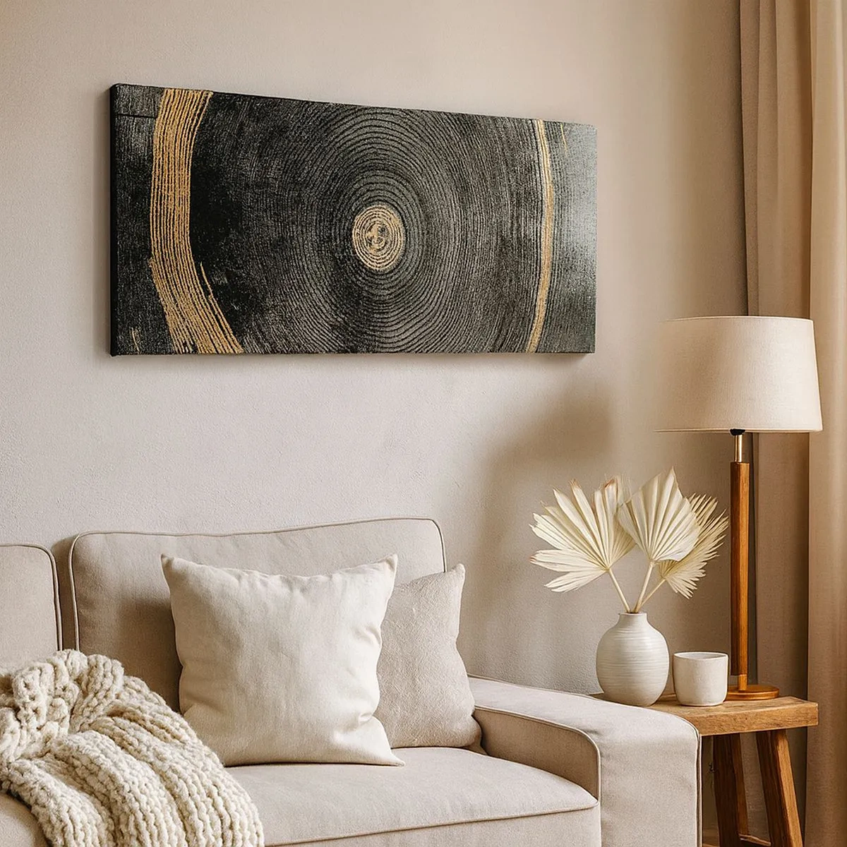 Bild auf Leinwand - Leinwandbild - Veränderung und Beständigkeit - 100x40 cm