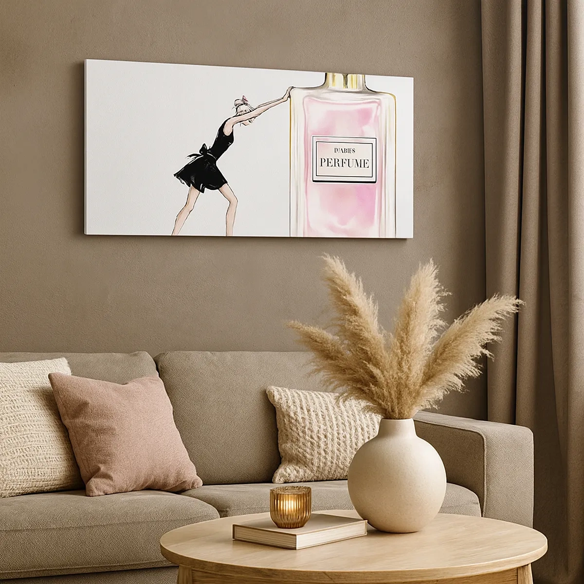 Bild auf Leinwand - Leinwandbild - Essenz der Weiblichkeit - 30x30 cm