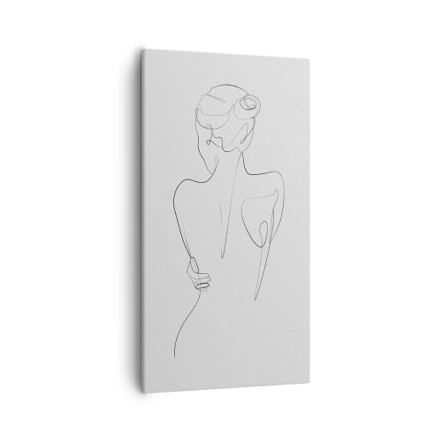 Bild auf Leinwand - Leinwandbild - Körpermusik - 55x100 cm