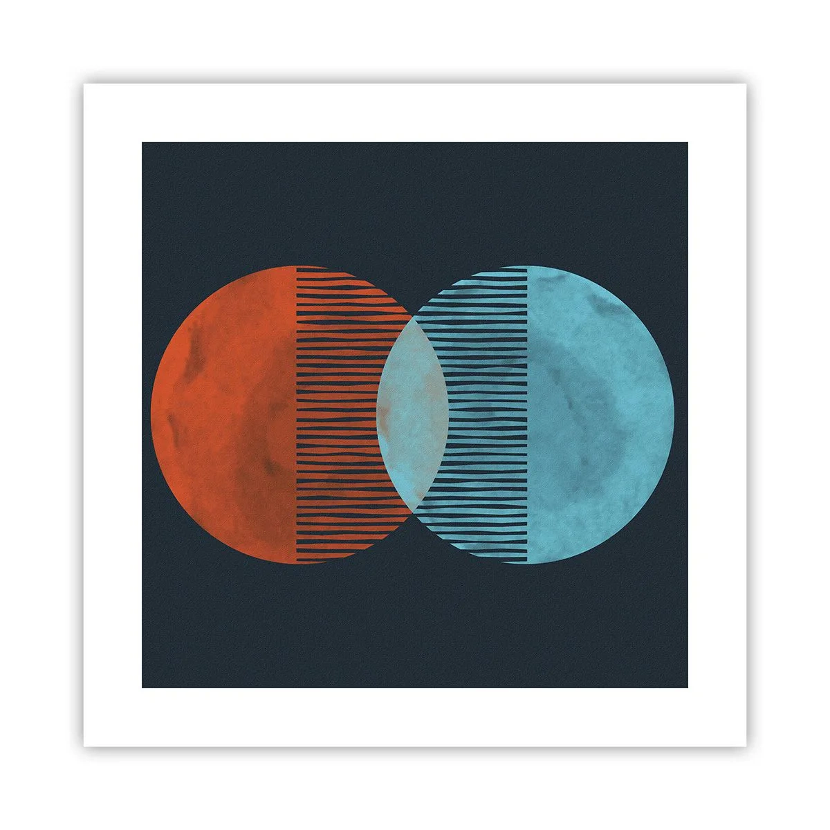 Poster - Astronomische Fantasie - 40x40 cm