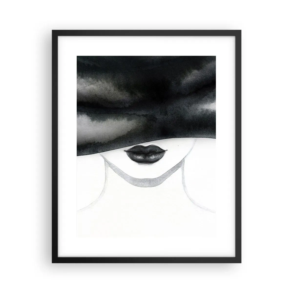 Poster in einem schwarzem Rahmen - Ein sinnliches Geheimnis - 40x50 cm
