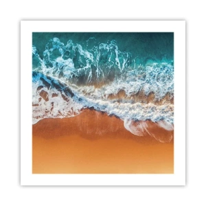 Poster - Immer Hand in Hand - 50x50 cm