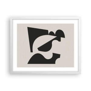 Poster in einem weißen Rahmen - Zum Selbstbauen - 50x40 cm