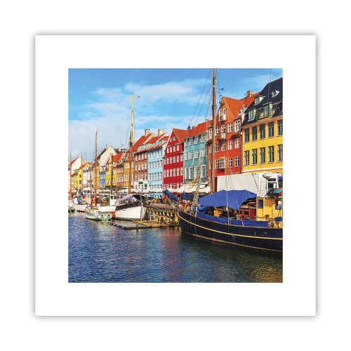 Poster - Fröhlicher Kai - 30x30 cm