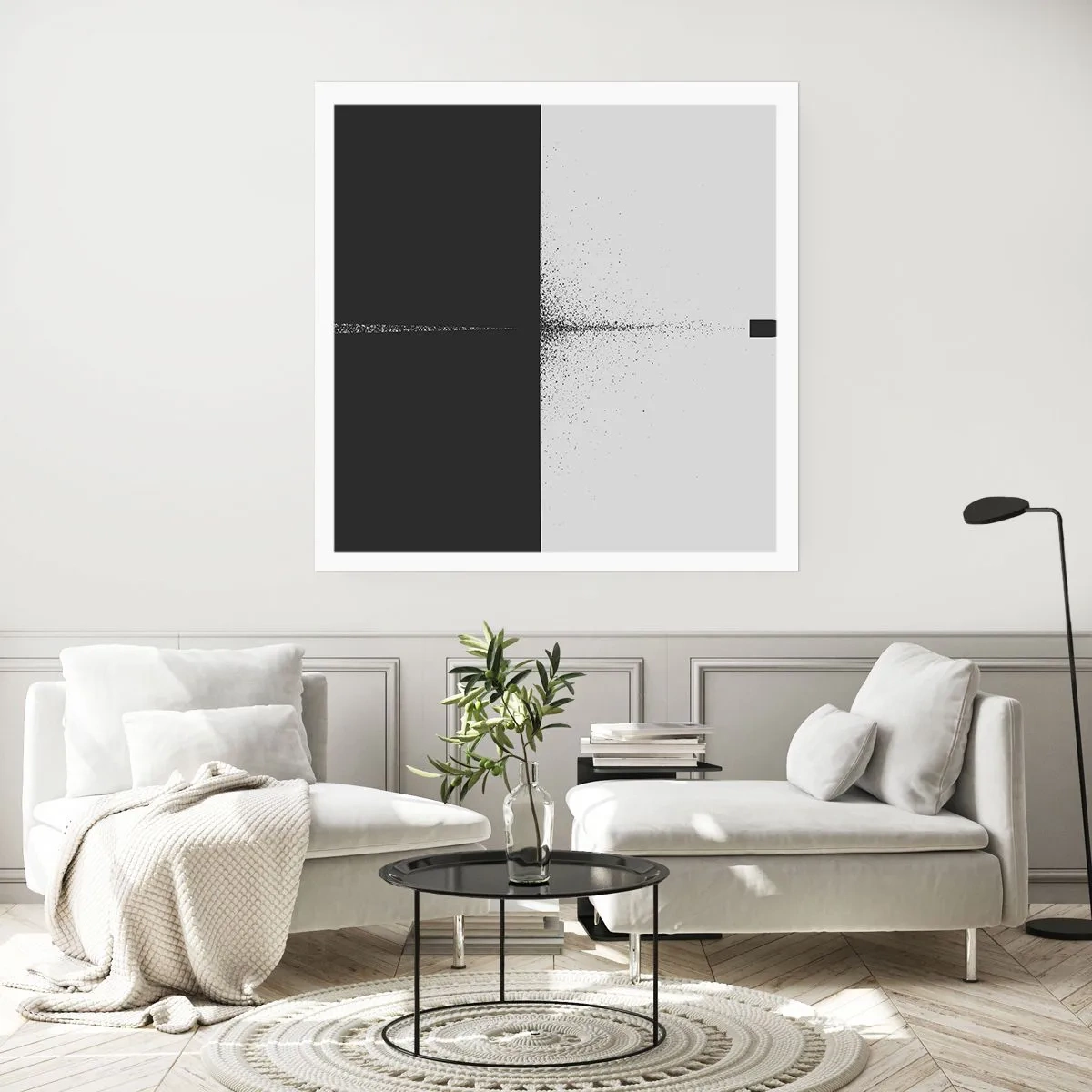Poster - Direkt zum Ziel - 30x30 cm