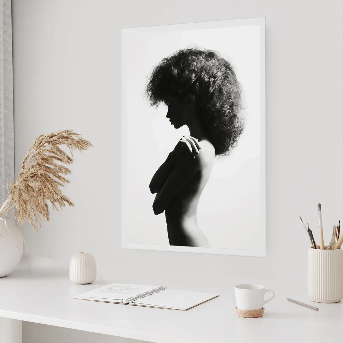 Poster - Wie eine Blume auf einem schlanken Stiel - 30x40 cm