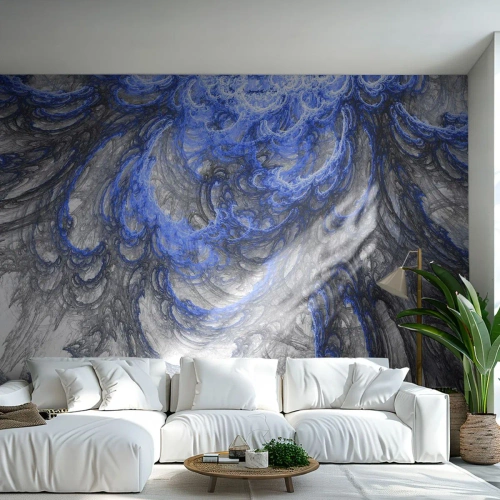 Fototapete Premium Canvas - Die Geburt einer Welle - Abstraktion, Stück, Modernes Muster - 200x140 cm