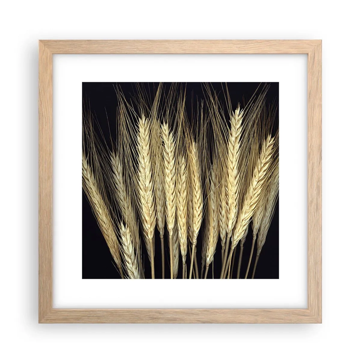 Poster in einem Rahmen aus heller Eiche - Rustikale Magie - 30x30 cm