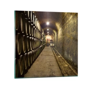 Glasbild - Bild auf glas - Es ist gut, sich hinzulegen - 60x60 cm