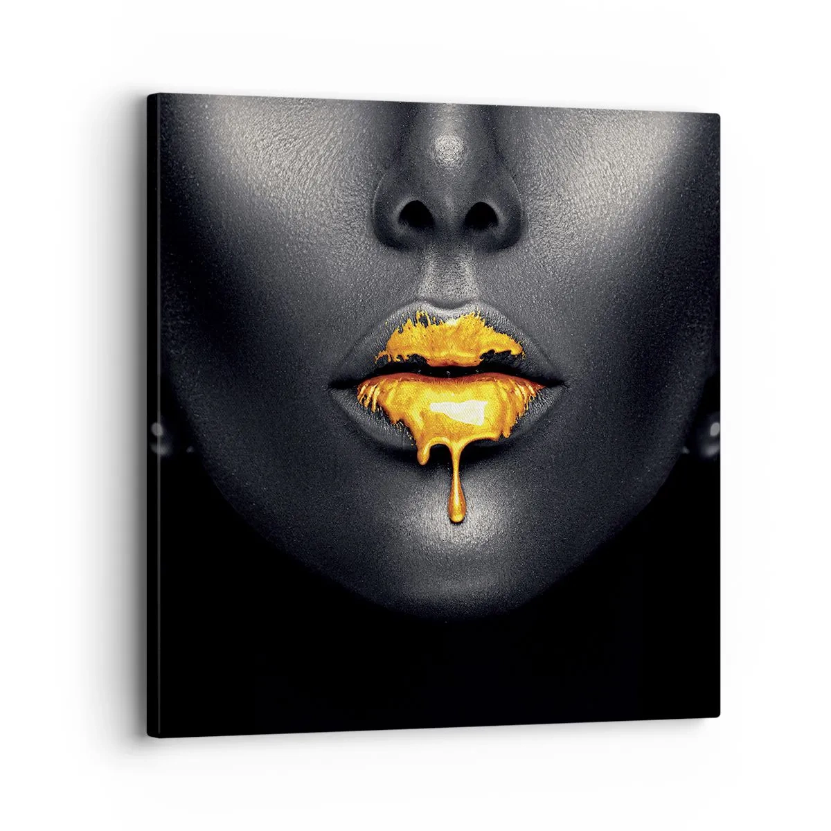 Bild auf Leinwand - Leinwandbild - Goldmaul - 30x30 cm