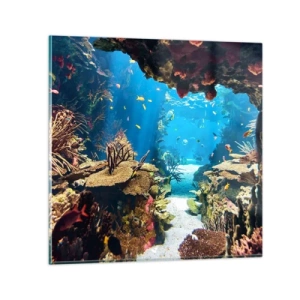 Glasbild - Bild auf glas - Du hast es noch nicht einmal geträumt - 30x30 cm