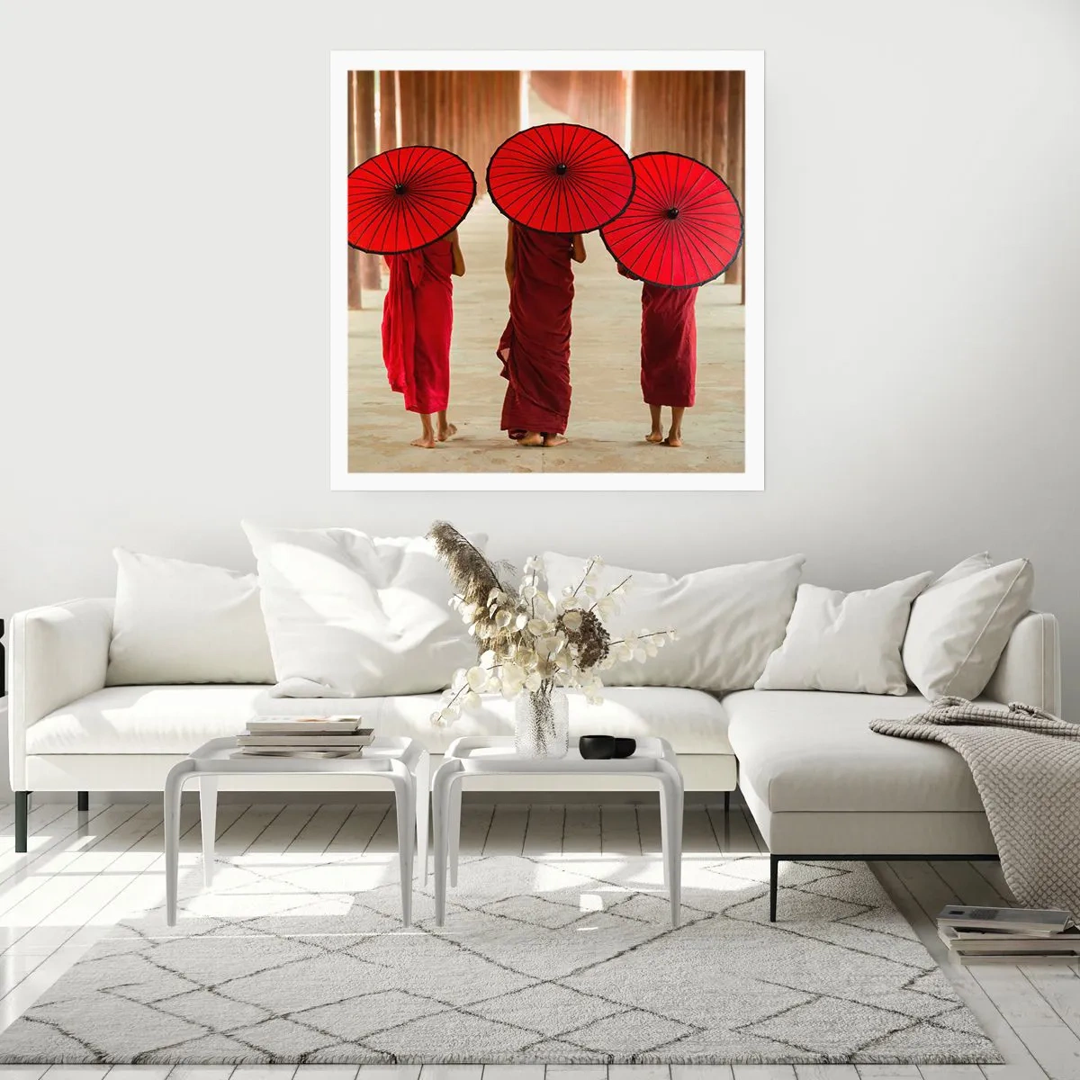 Poster - Auf dem Weg ins Reine Land - 60x60 cm