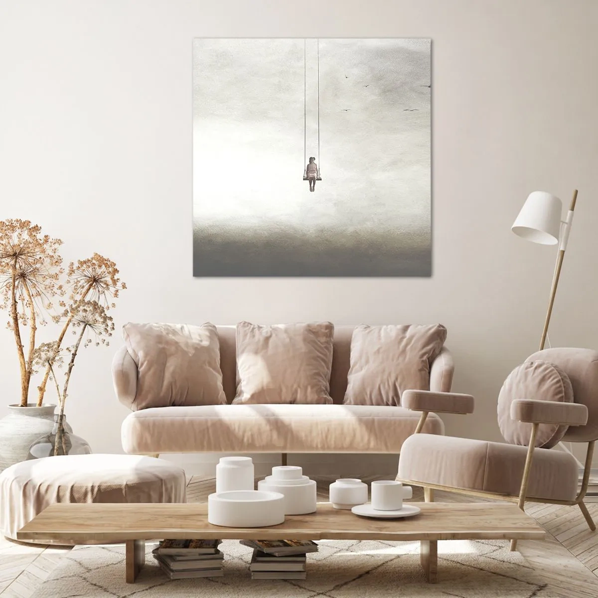 Bild auf Leinwand - Leinwandbild - Ein Kind in uns - 70x70 cm