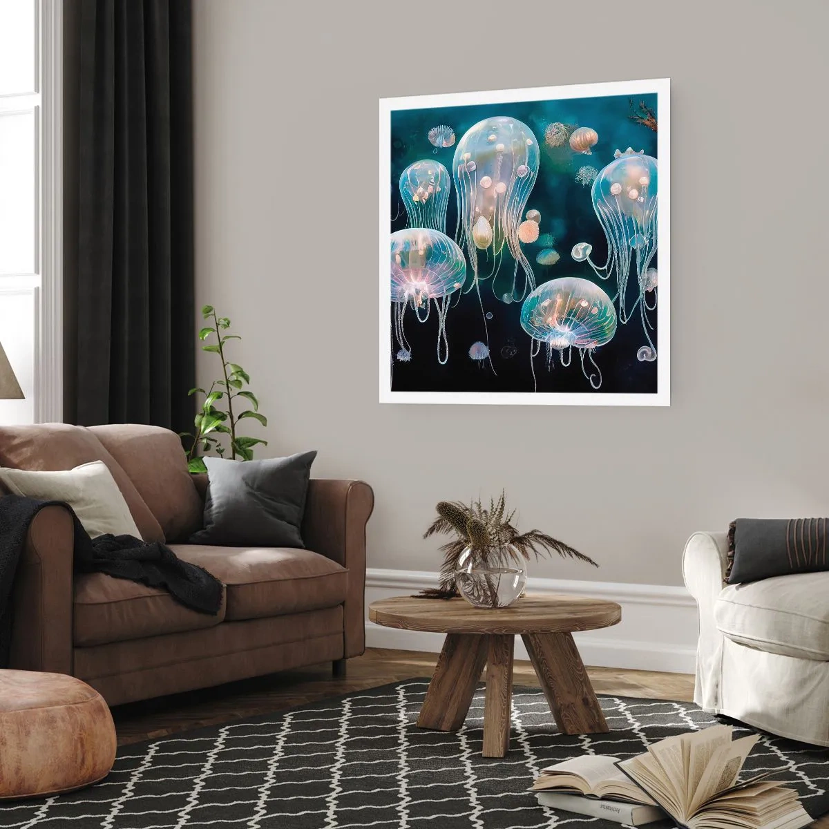 Poster - Unterwasserball - 30x30 cm