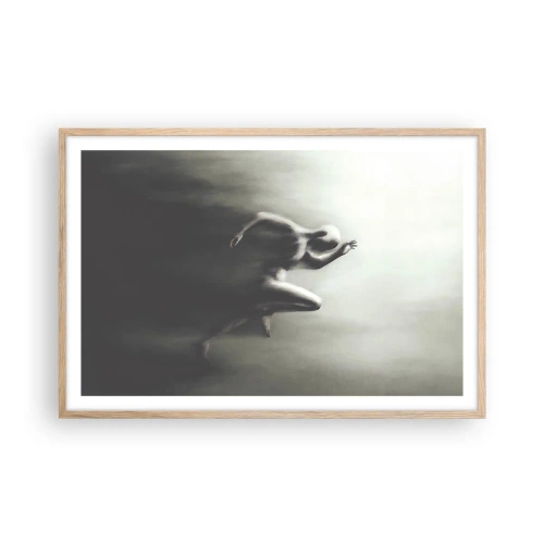 Poster in einem Rahmen aus heller Eiche - Unwiderstehlich - 91x61 cm