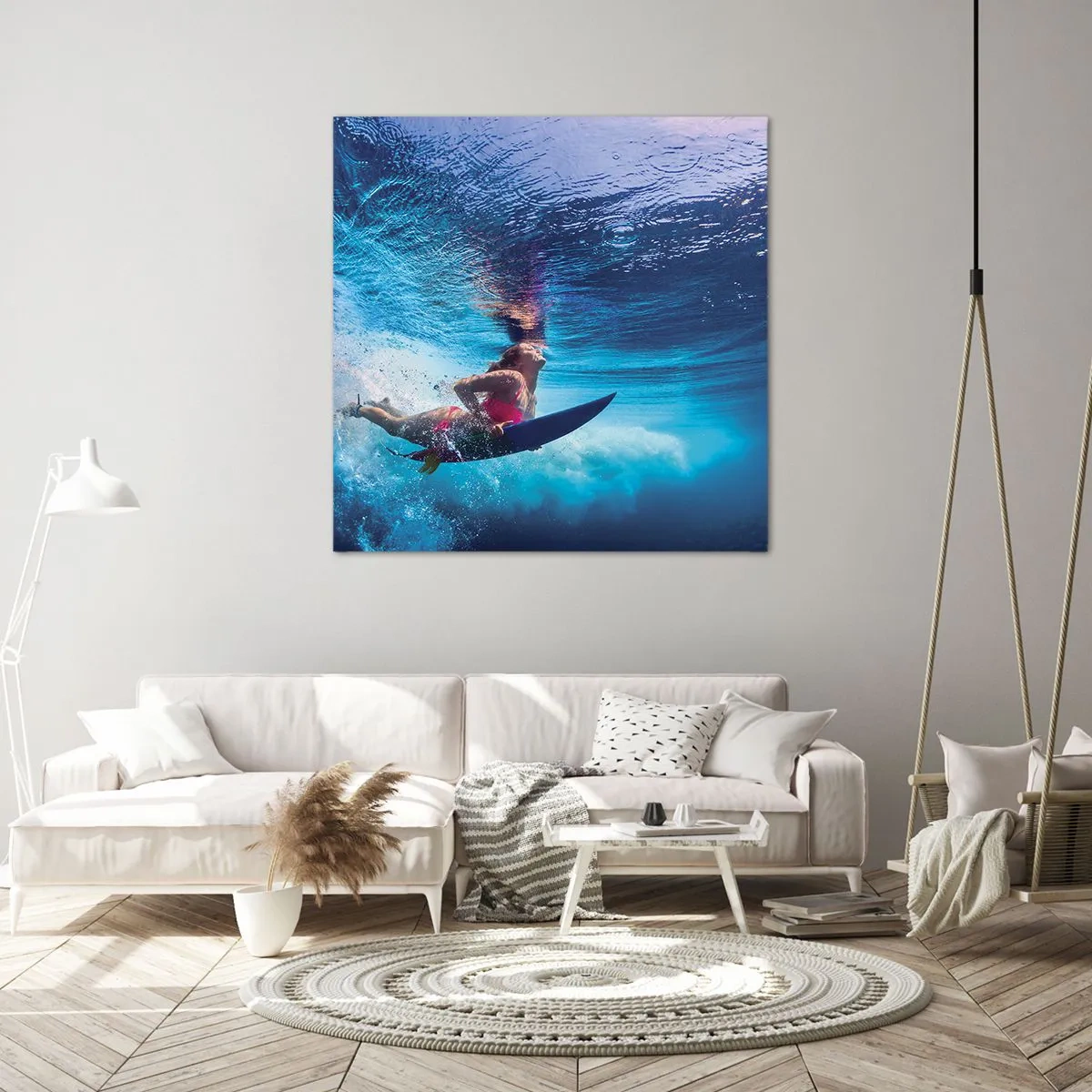 Bild auf Leinwand - Leinwandbild - Tiefe der Freude - 50x50 cm