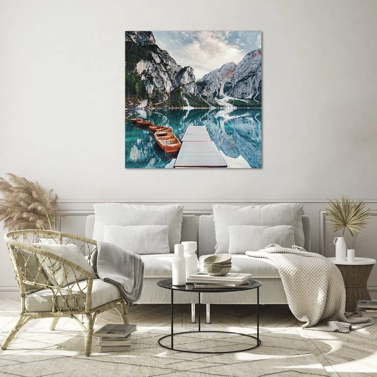 Glasbild - Bild auf glas - Wir zeigen Ihnen Schönheit - 60x60 cm