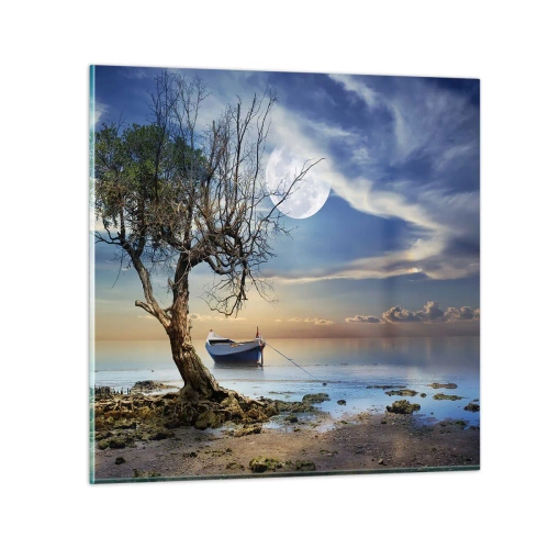 Glasbild - Bild auf glas - Ist das das Ende oder der Anfang? - 70x70 cm