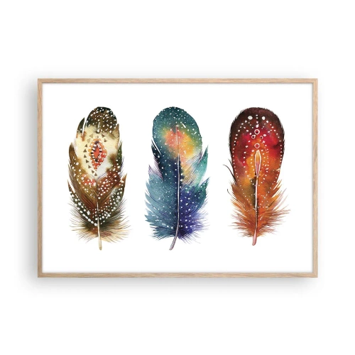 Poster in einem Rahmen aus heller Eiche - Rituale, Zeremonien, Geheimnisse - 100x70 cm