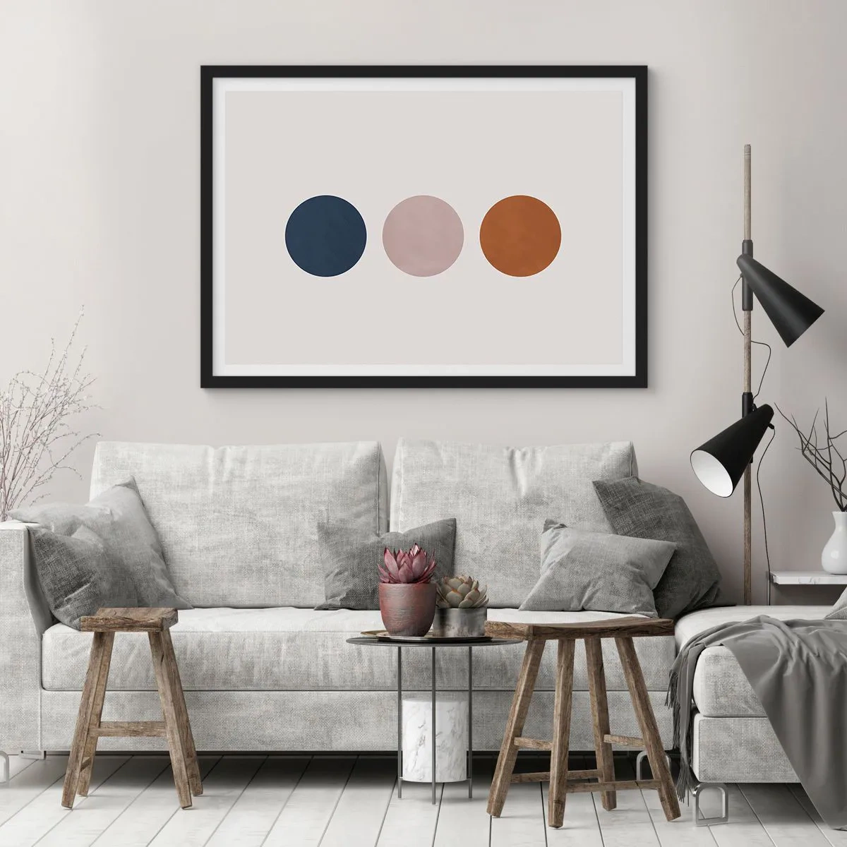 Poster in einem schwarzem Rahmen - Ein Symbol für Exzellenz - 50x40 cm