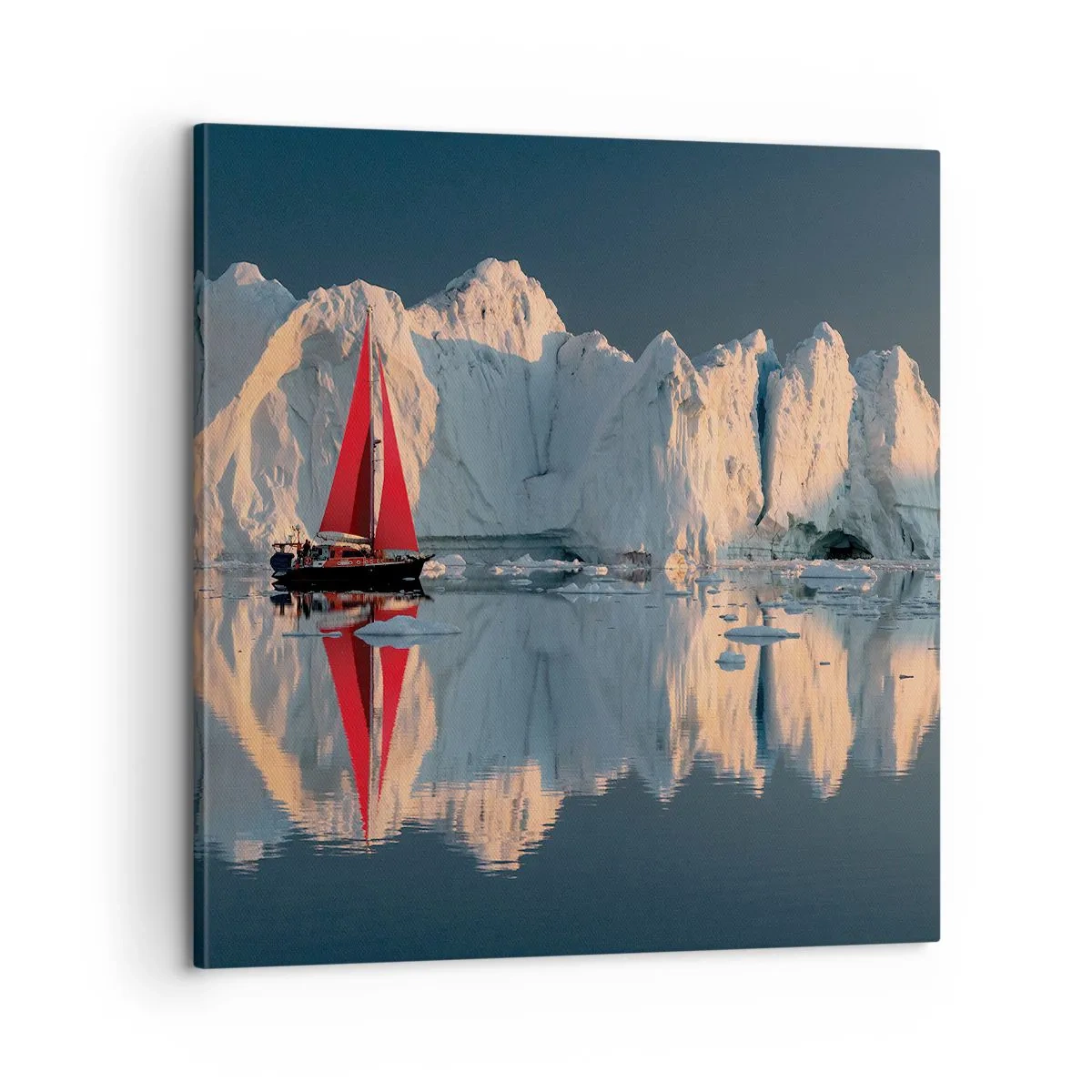 Bild auf Leinwand - Leinwandbild - Am Rande der Welt - 60x60 cm