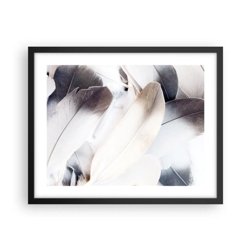 Poster in einem schwarzem Rahmen - Fast engelhaft - 50x40 cm