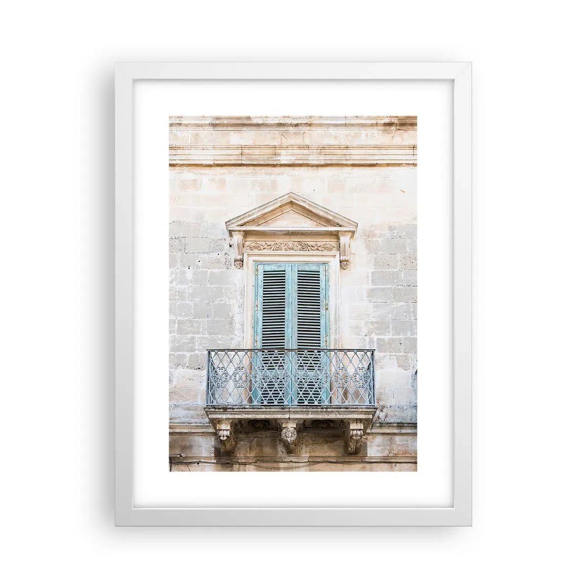 Poster in einem weißen Rahmen - Der einzigartige Charme Italiens - 30x40 cm