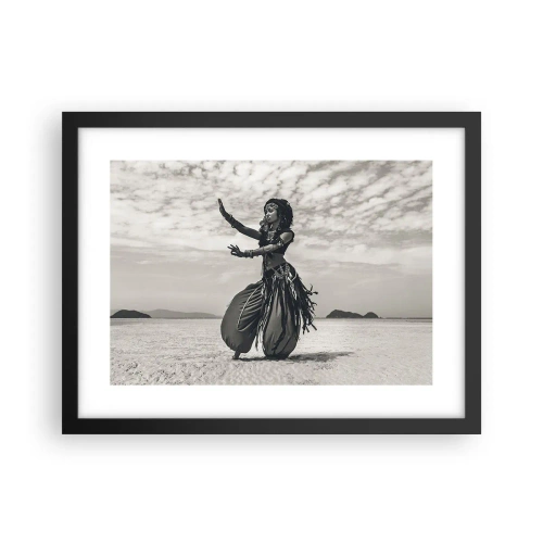 Poster in einem schwarzem Rahmen - Der Tanz der südlichen Inseln - 40x30 cm
