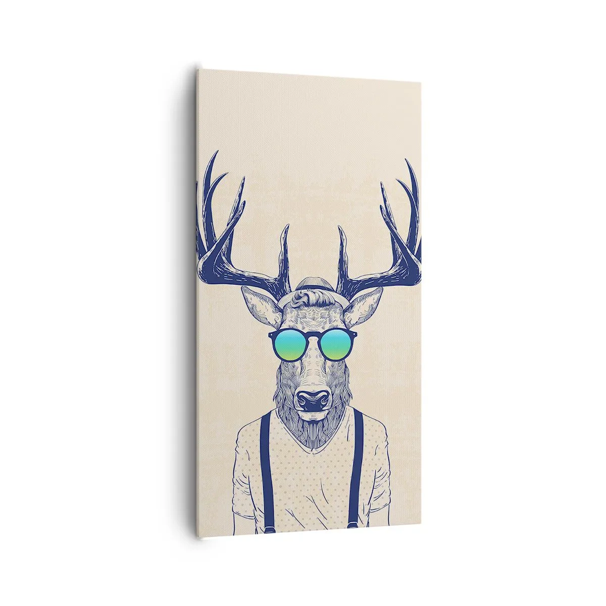 Bild auf Leinwand - Leinwandbild - Wen hast du erwartet? - 65x120 cm