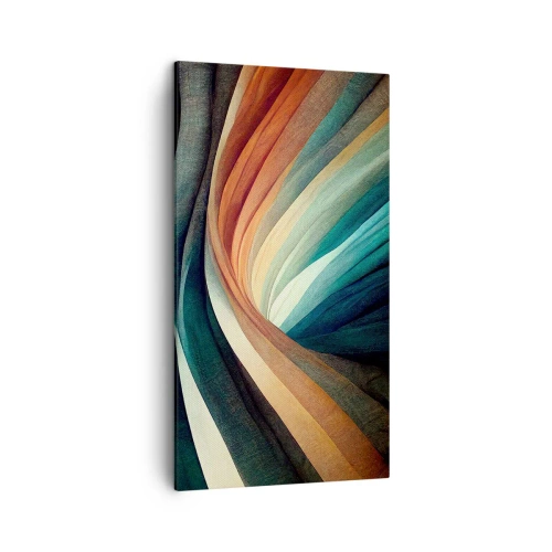 Bild auf Leinwand - Leinwandbild - Aus Farben gewebt - 45x80 cm