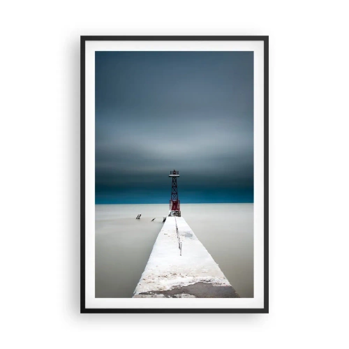 Poster in einem schwarzem Rahmen - Um der Weite zu begegnen - 61x91 cm