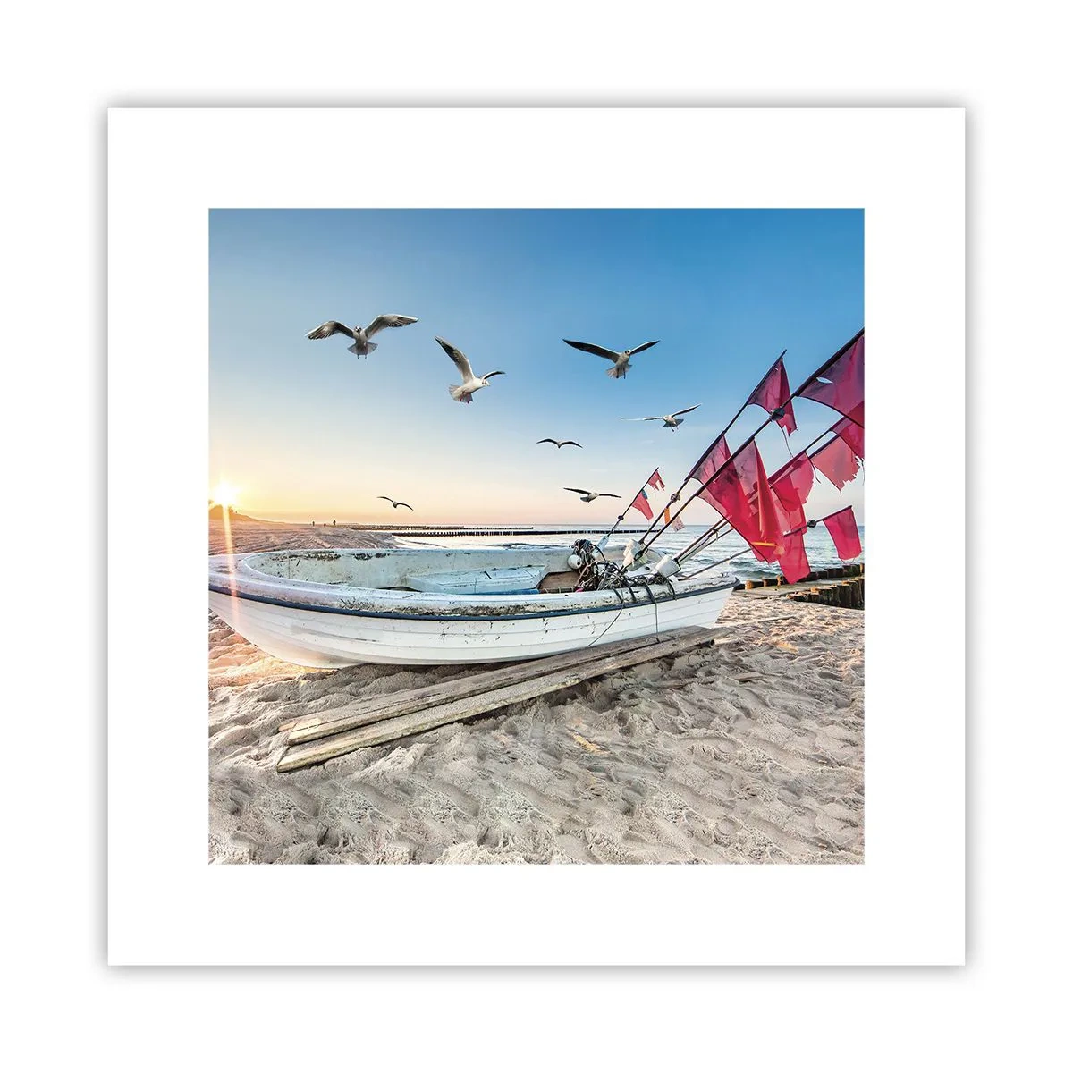 Poster - Wohlverdiente Ruhe - 30x30 cm