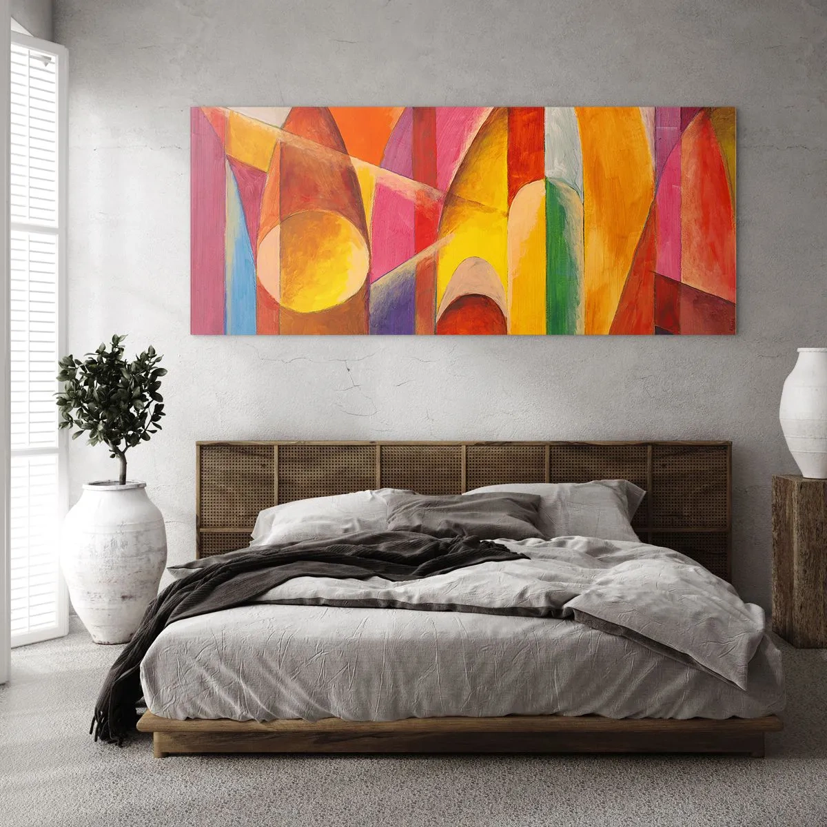 Glasbild - Bild auf glas - Kathedrale der Sonne - 100x40 cm