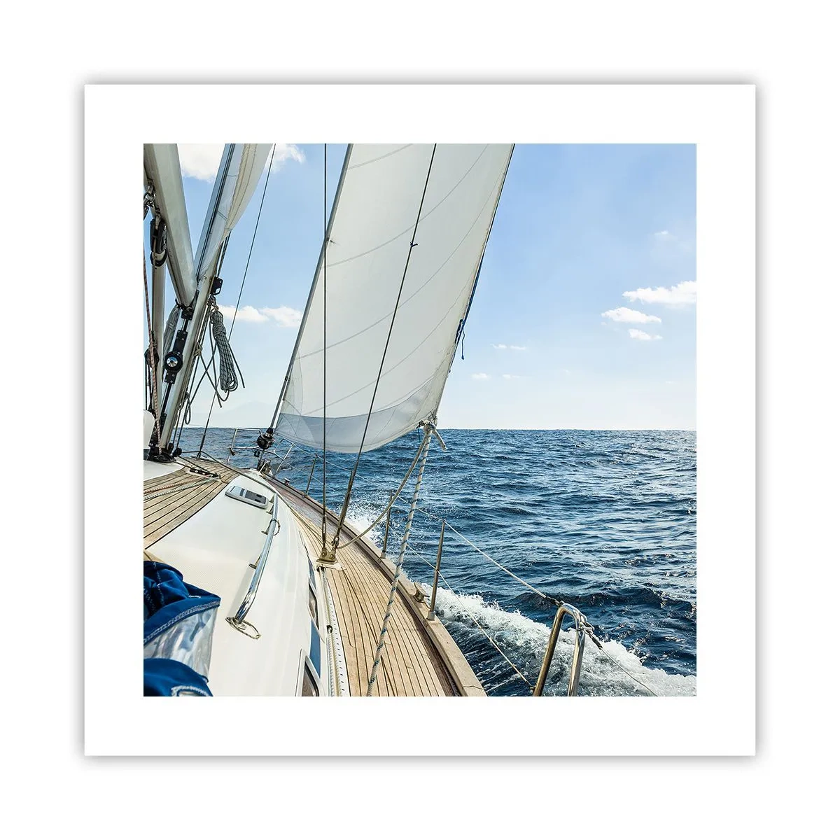 Poster - Ahoi, Abenteuer - 40x40 cm