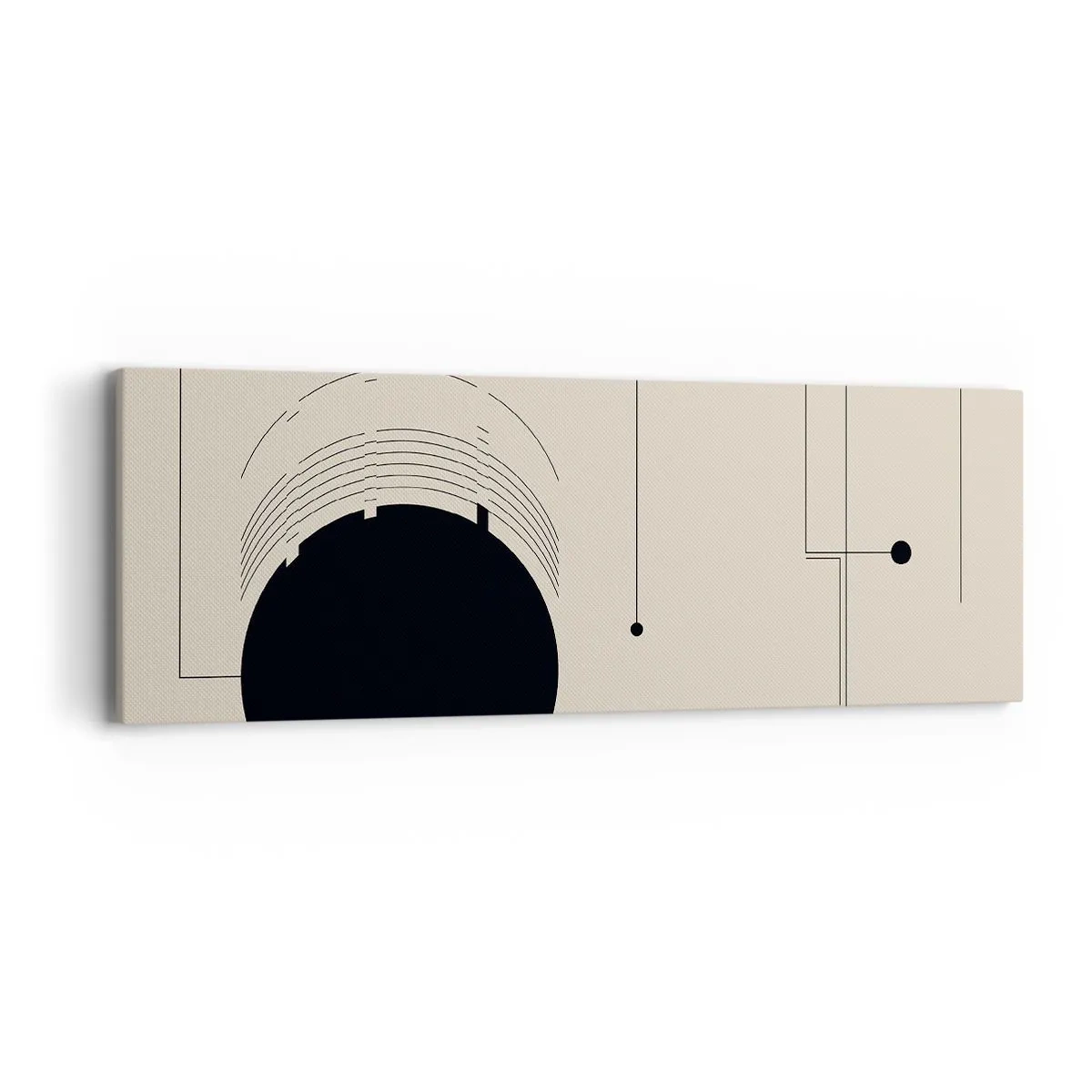 Bild auf Leinwand - Leinwandbild - Flexible und dynamische Komposition - 90x30 cm