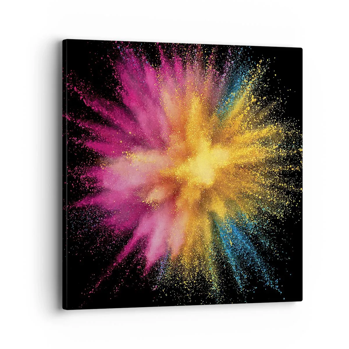 Bild auf Leinwand - Leinwandbild - Die Geburt der Farben - 40x40 cm