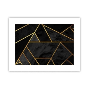 Poster - Dunkelheit und Glanz - 40x30 cm