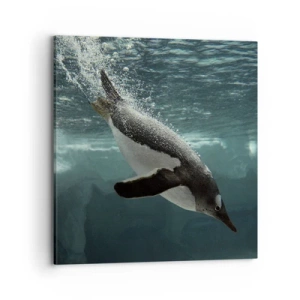 Bild auf Leinwand - Leinwandbild - Willkommen in meiner Welt - 70x70 cm