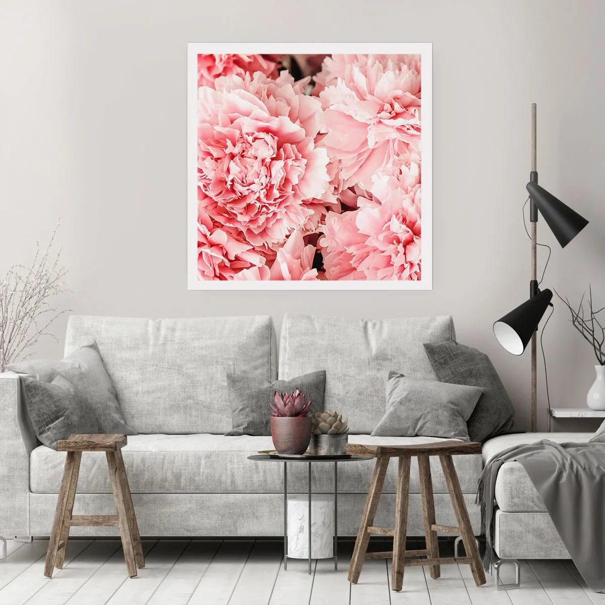 Poster - Rosa Traum - 30x30 cm