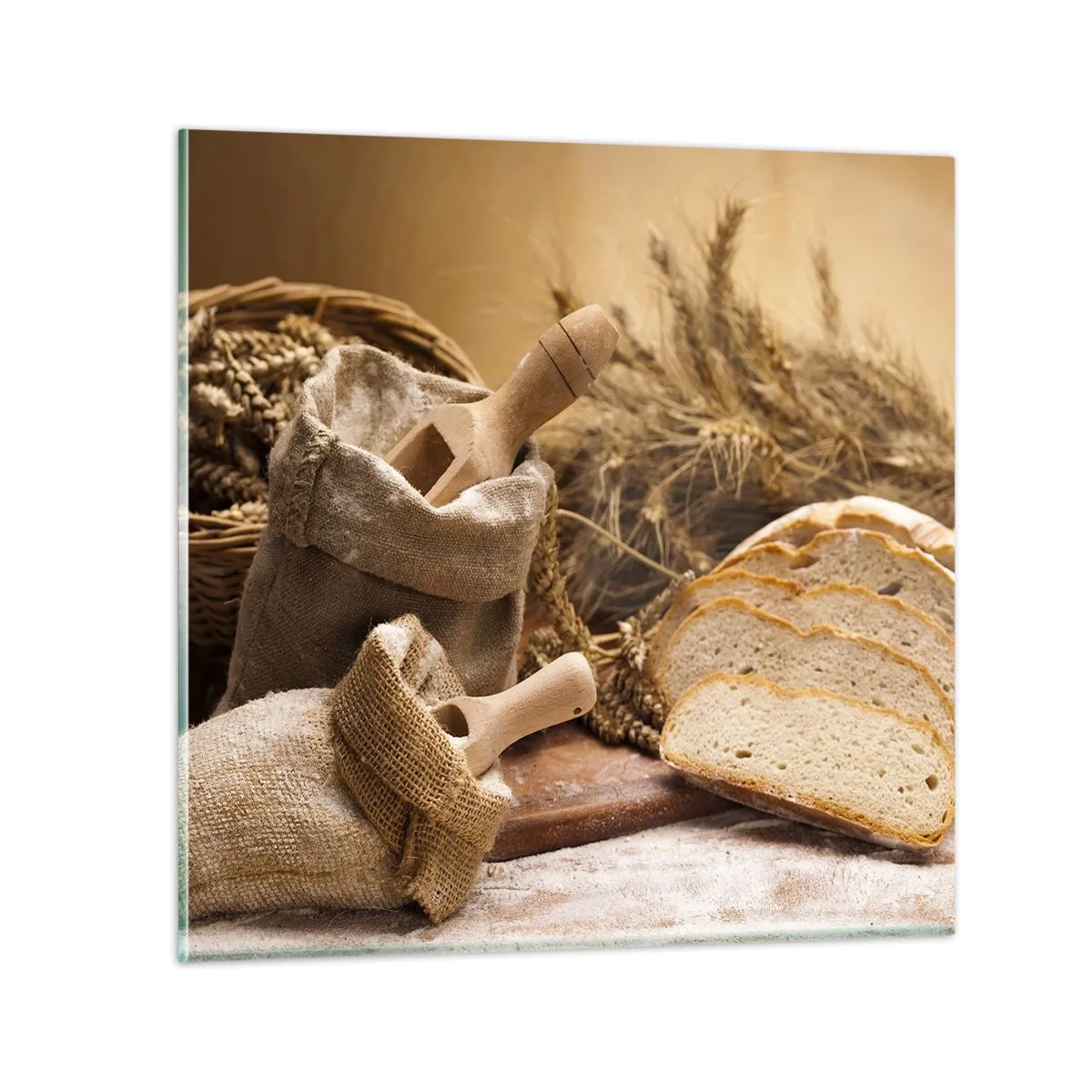 Glasbild - Bild auf glas - Wie mit einem Messer geschnitten - 50x50 cm