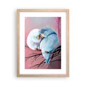 Poster in einem Rahmen aus heller Eiche - Was kann ich hier hinzufügen? ... - 30x40 cm