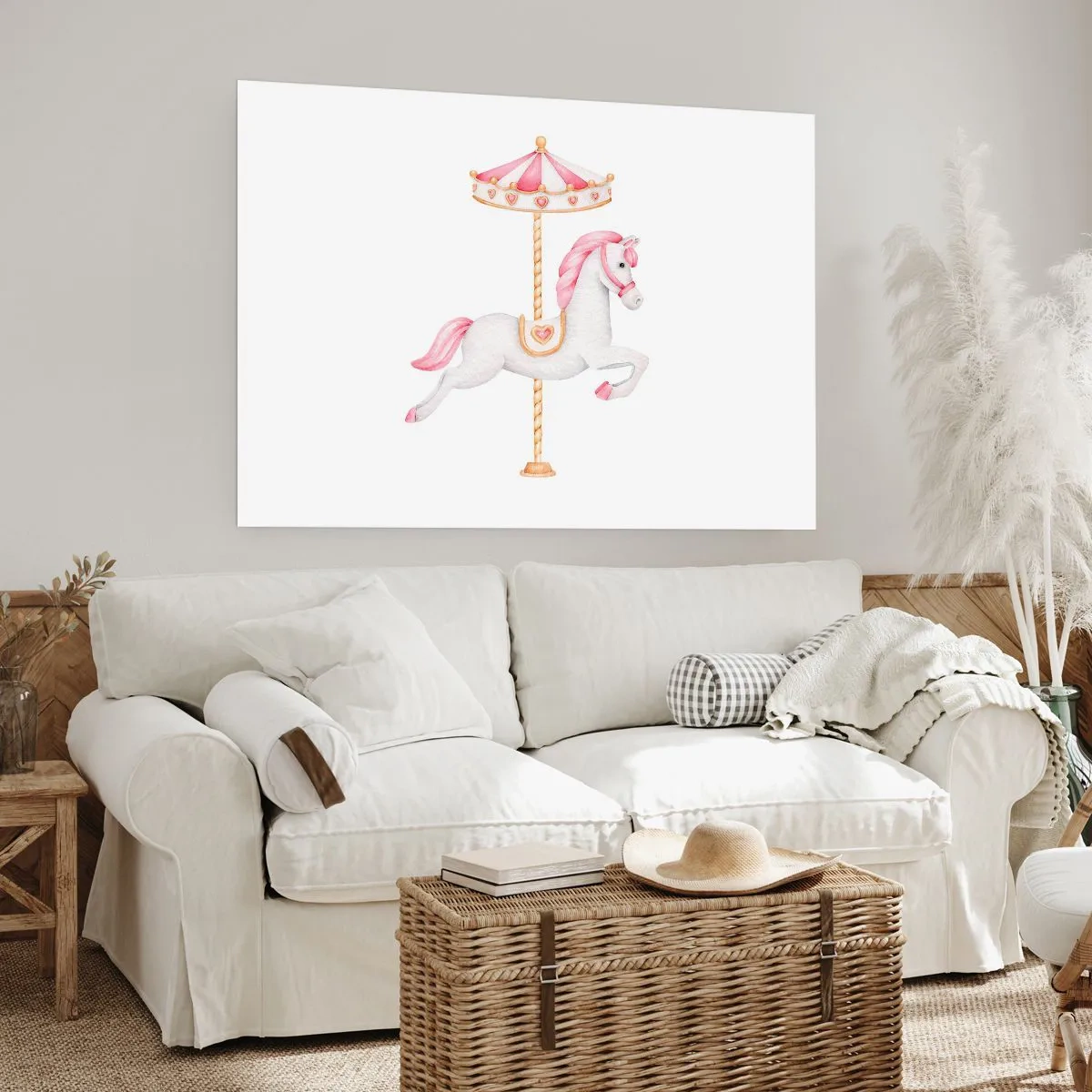 Poster - Er legte los - 70x50 cm