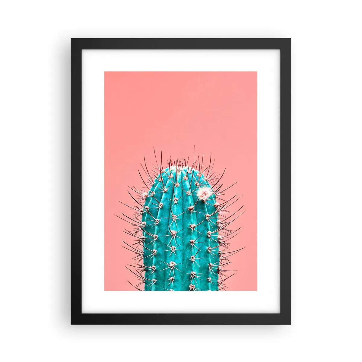Poster in einem schwarzem Rahmen - Schau einfach hin - 30x40 cm