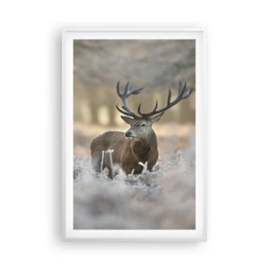 Poster in einem weißen Rahmen - Ein flotter Morgen - 61x91 cm