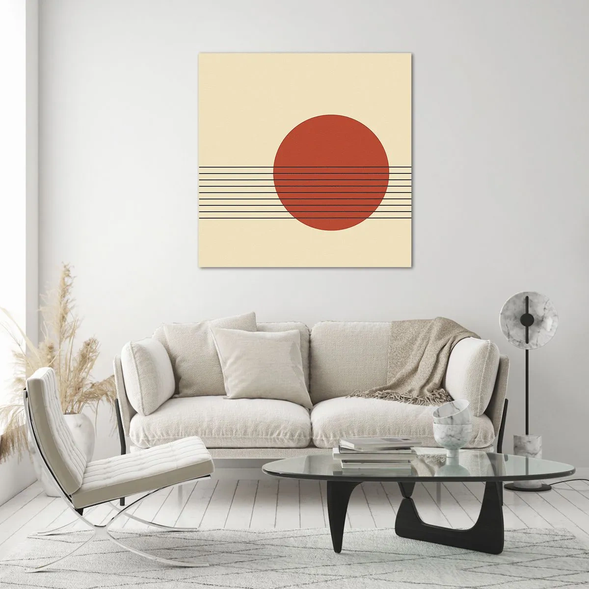 Glasbild - Bild auf glas - Immer wieder und weiter - 70x70 cm