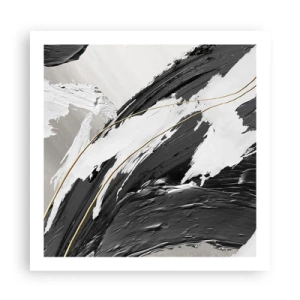 Poster - Abstraktion in großem Stil - 60x60 cm