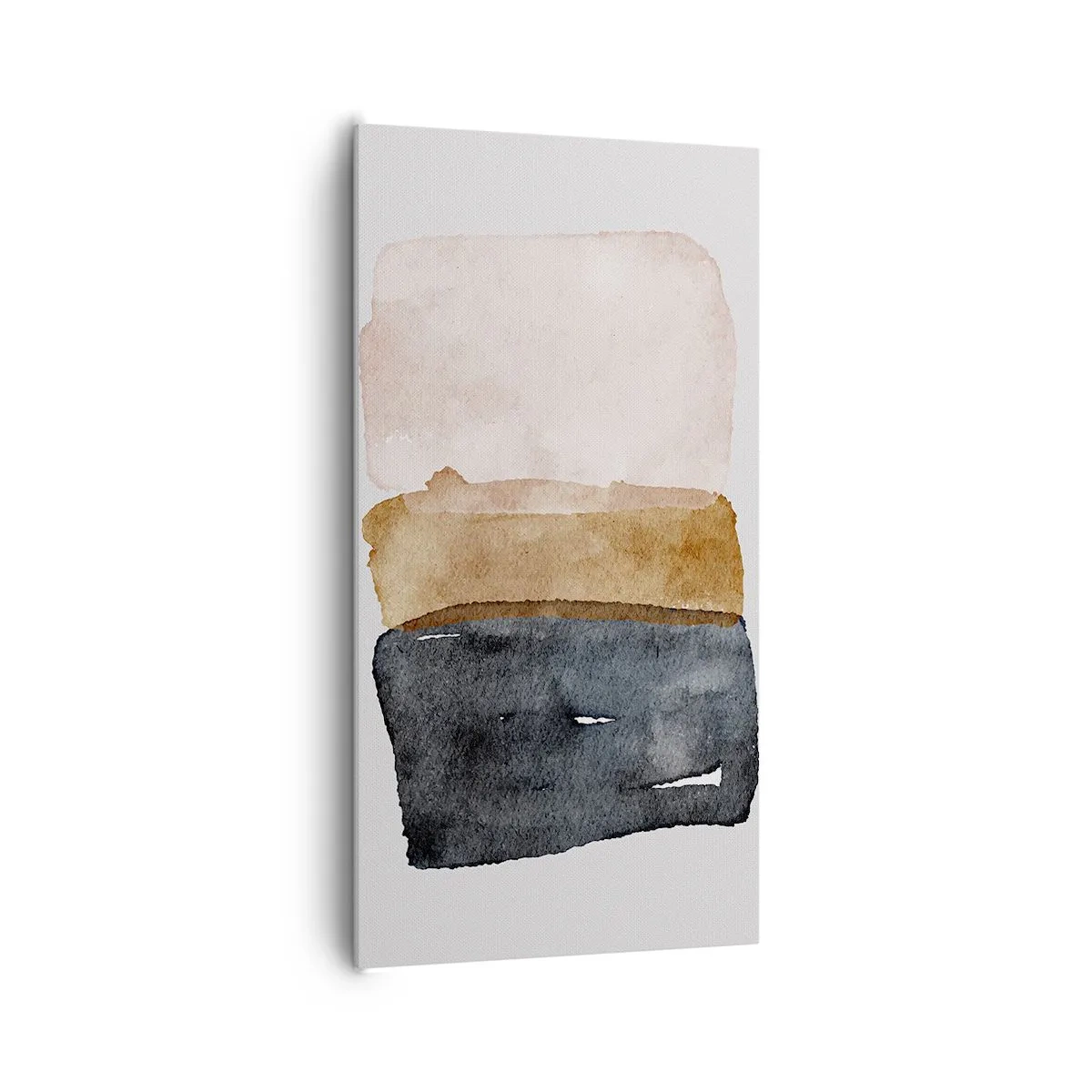 Bild auf Leinwand - Leinwandbild - Die Komposition der Farben der Erde - 65x120 cm